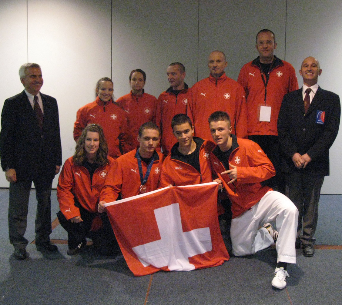 Schweizer Delegation an der Europameisterschaft